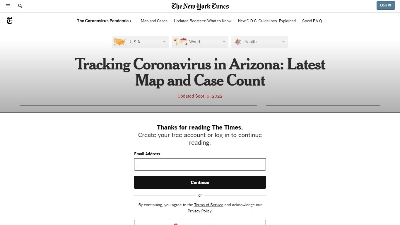 Arizona Coronavirus Map and Case Count - The New York Times